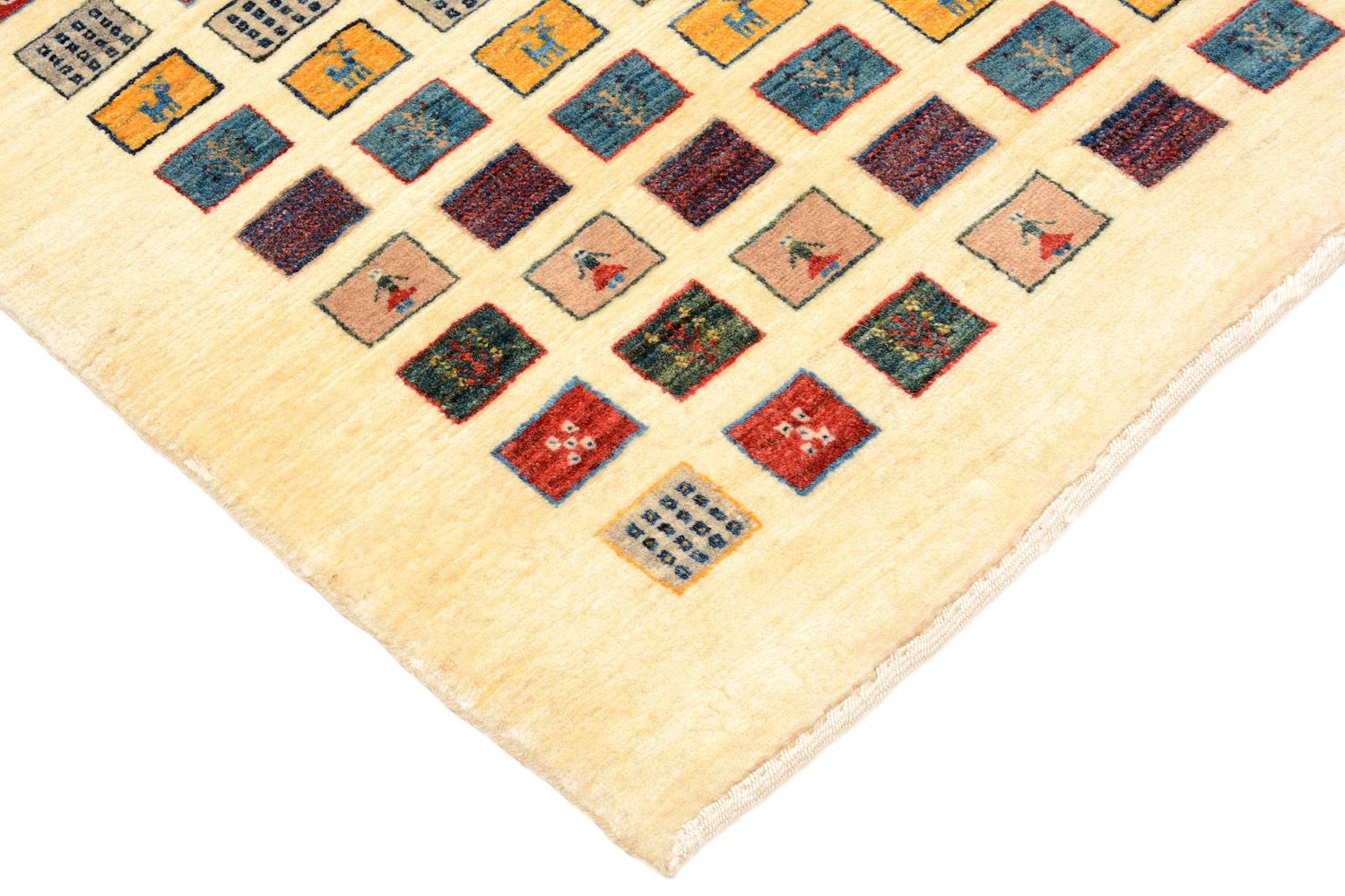 Gabbeh Rug - Loribaft Perser - 125 x 82 cm - multicolored