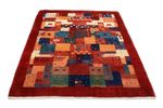 Gabbeh Rug - Loribaft Perser - 201 x 154 cm - red