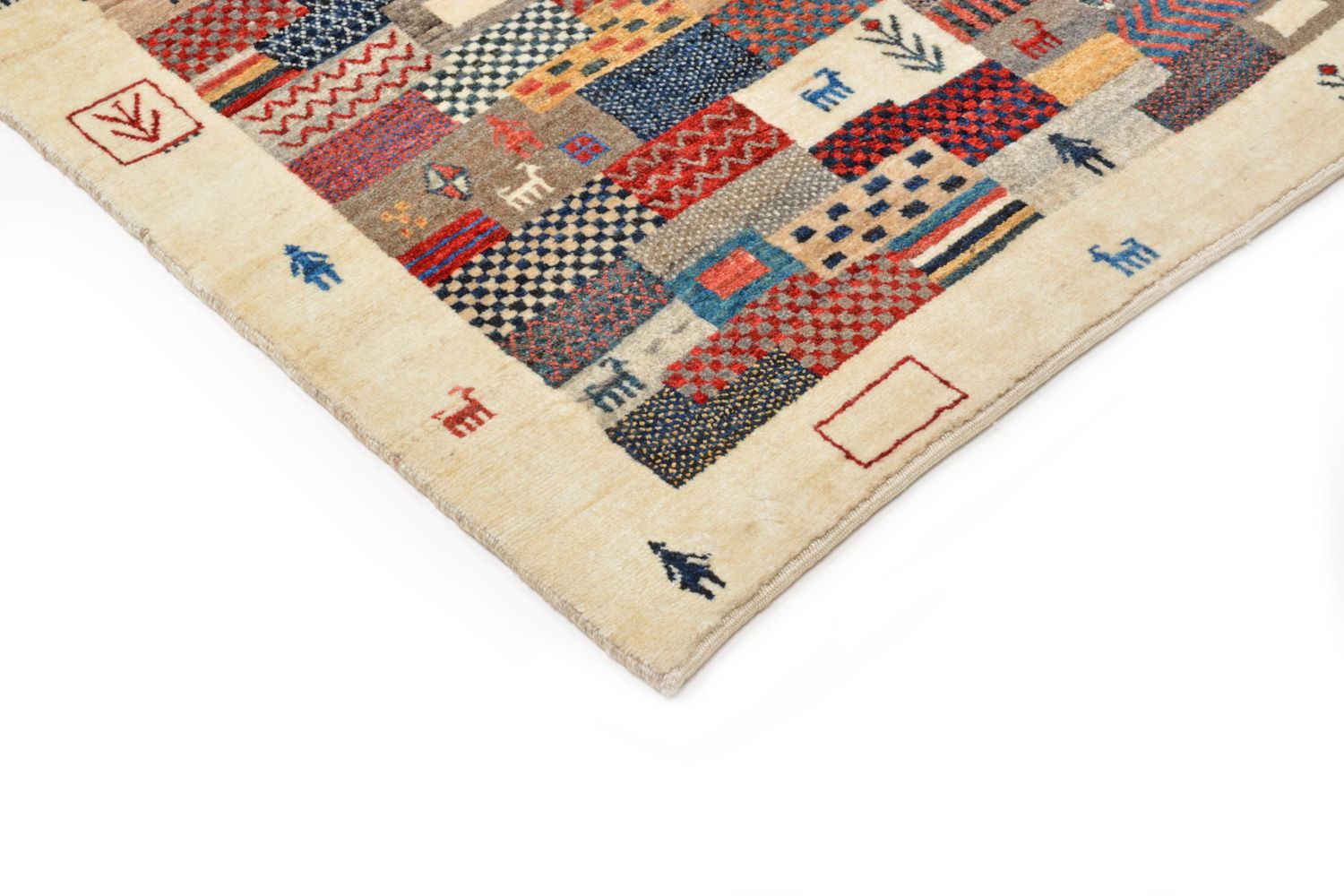 Gabbeh Rug - Loribaft Perser - 154 x 103 cm - multicolored