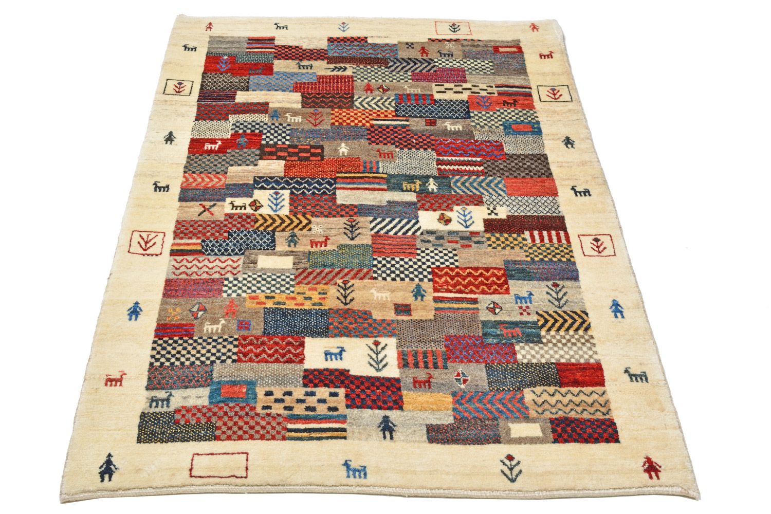 Gabbeh Rug - Loribaft Perser - 154 x 103 cm - multicolored