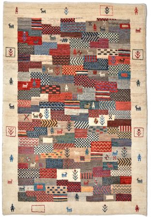 Gabbeh Rug - Loribaft Perser - 154 x 103 cm - multicolored