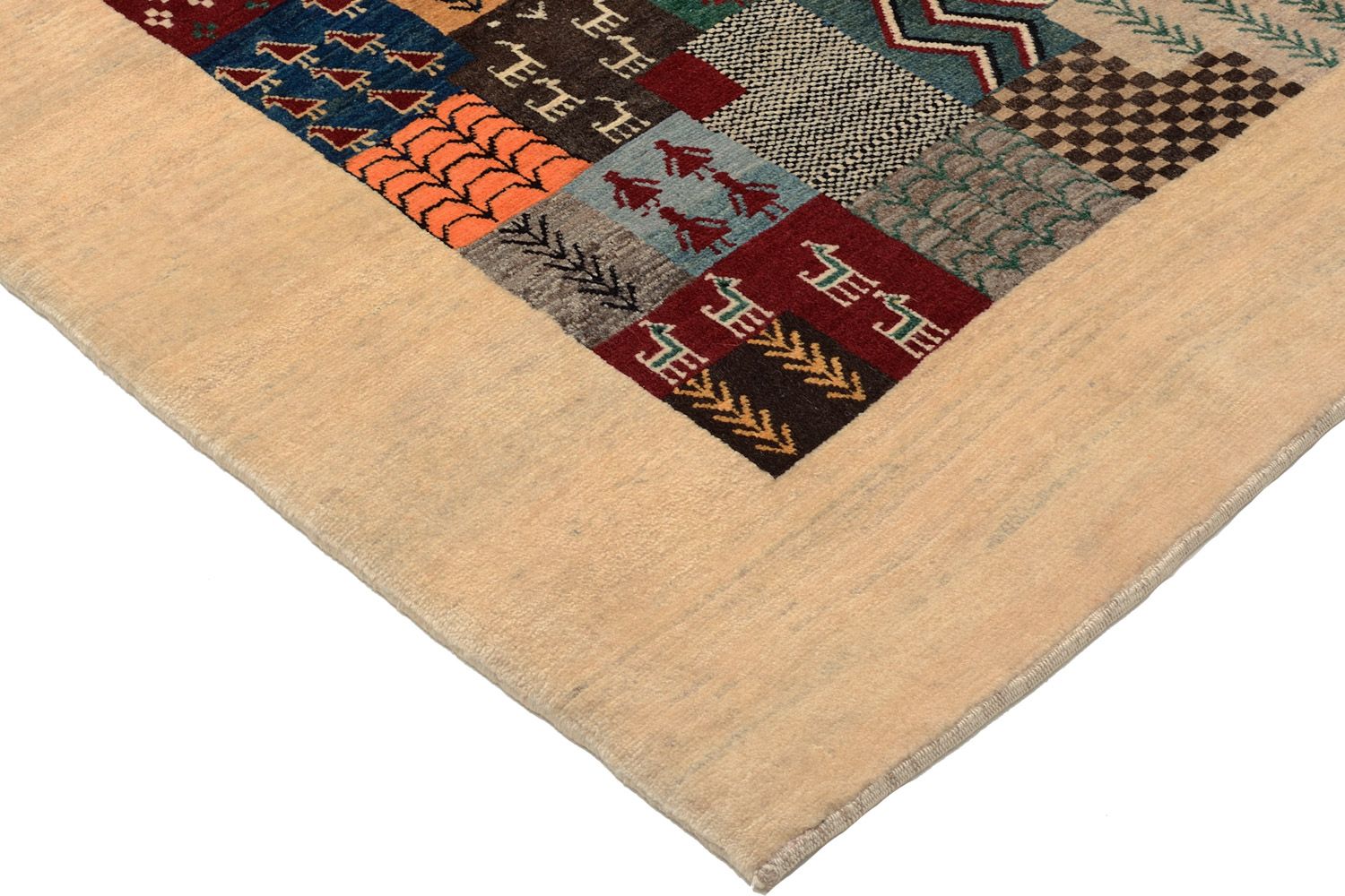 Gabbeh Rug - Loribaft Perser - 254 x 164 cm - multicolored
