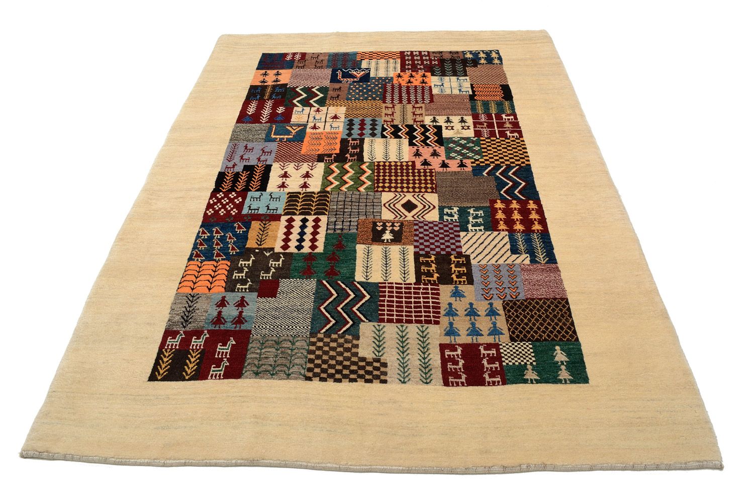 Gabbeh Rug - Loribaft Perser - 254 x 164 cm - multicolored