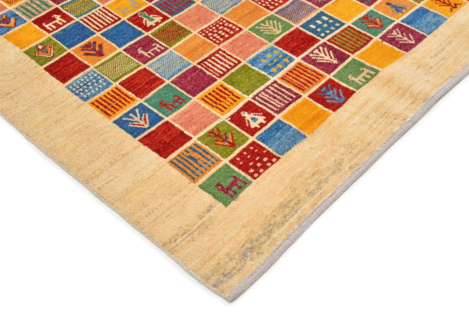 Gabbeh Rug - Loribaft Perser - 201 x 155 cm - multicolored