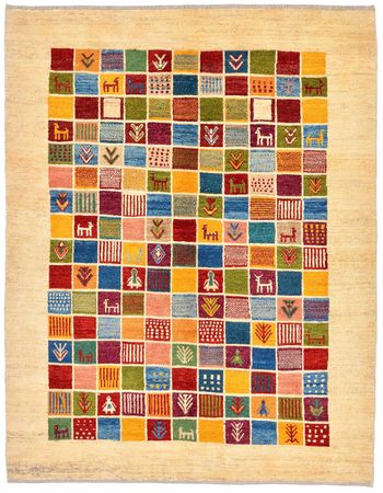 Gabbeh Rug - Loribaft Perser - 201 x 155 cm - multicolored