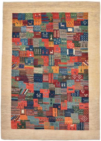 Gabbeh Rug - Loribaft Perser - 249 x 178 cm - multicolored