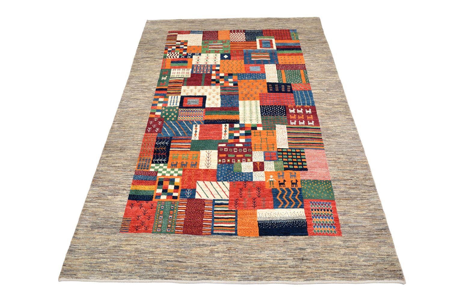 Gabbeh Rug - Loribaft Perser - 303 x 198 cm - multicolored
