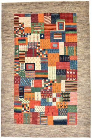 Gabbeh Rug - Loribaft Perser - 303 x 198 cm - multicolored