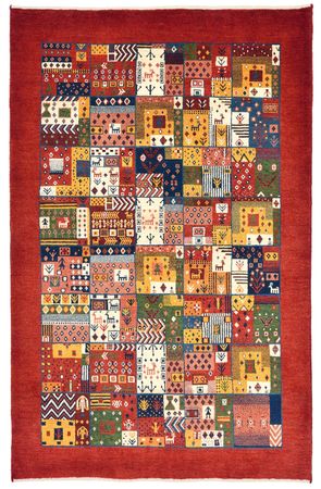 Gabbeh Rug - Loribaft Perser - 176 x 111 cm - red