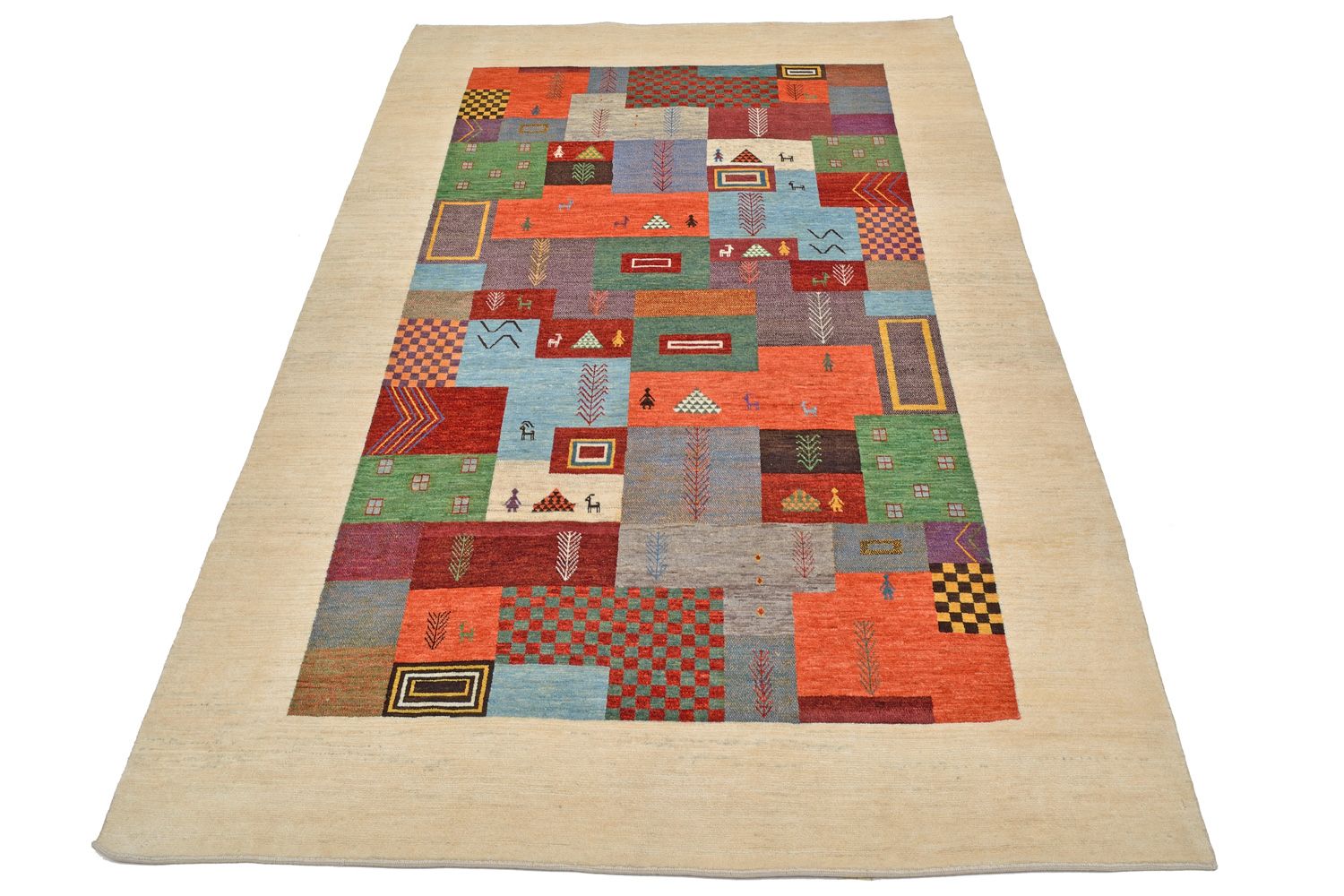 Gabbeh Rug - Loribaft Perser - 322 x 209 cm - multicolored