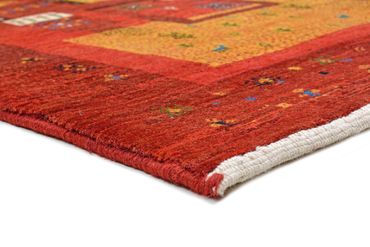 Runner Gabbeh Rug - Loribaft Perser - 196 x 80 cm - red
