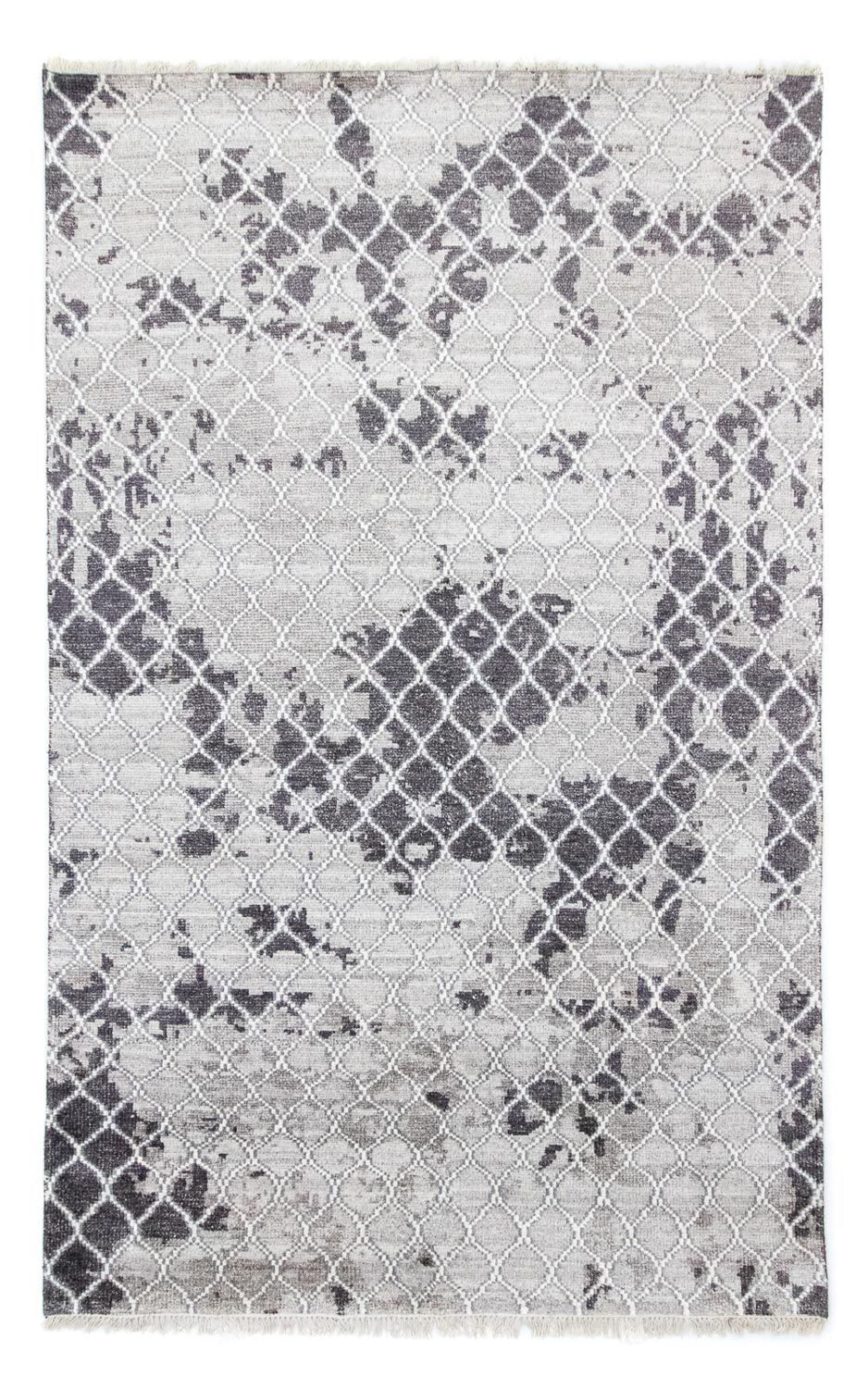 Designer Rug - 271 x 181 cm - silver