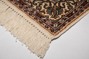 Runner Silk Rug - Kashmir Silk - 192 x 79 cm - beige