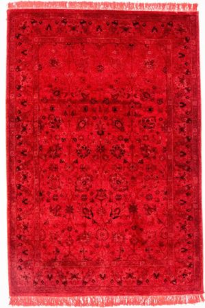 Vintage Rug - 180 x 124 cm - red