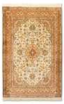 Silk Rug - Kashmir Silk - 123 x 79 cm - beige