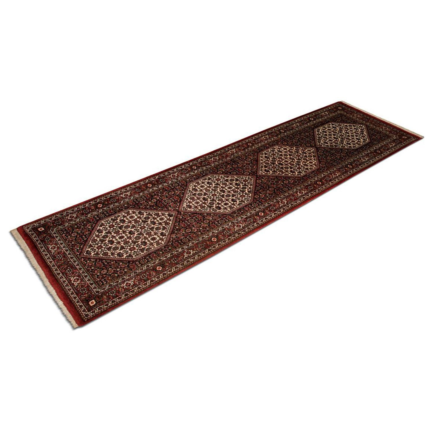 Runner Perser Rug - Bidjar - 246 x 77 cm - blue