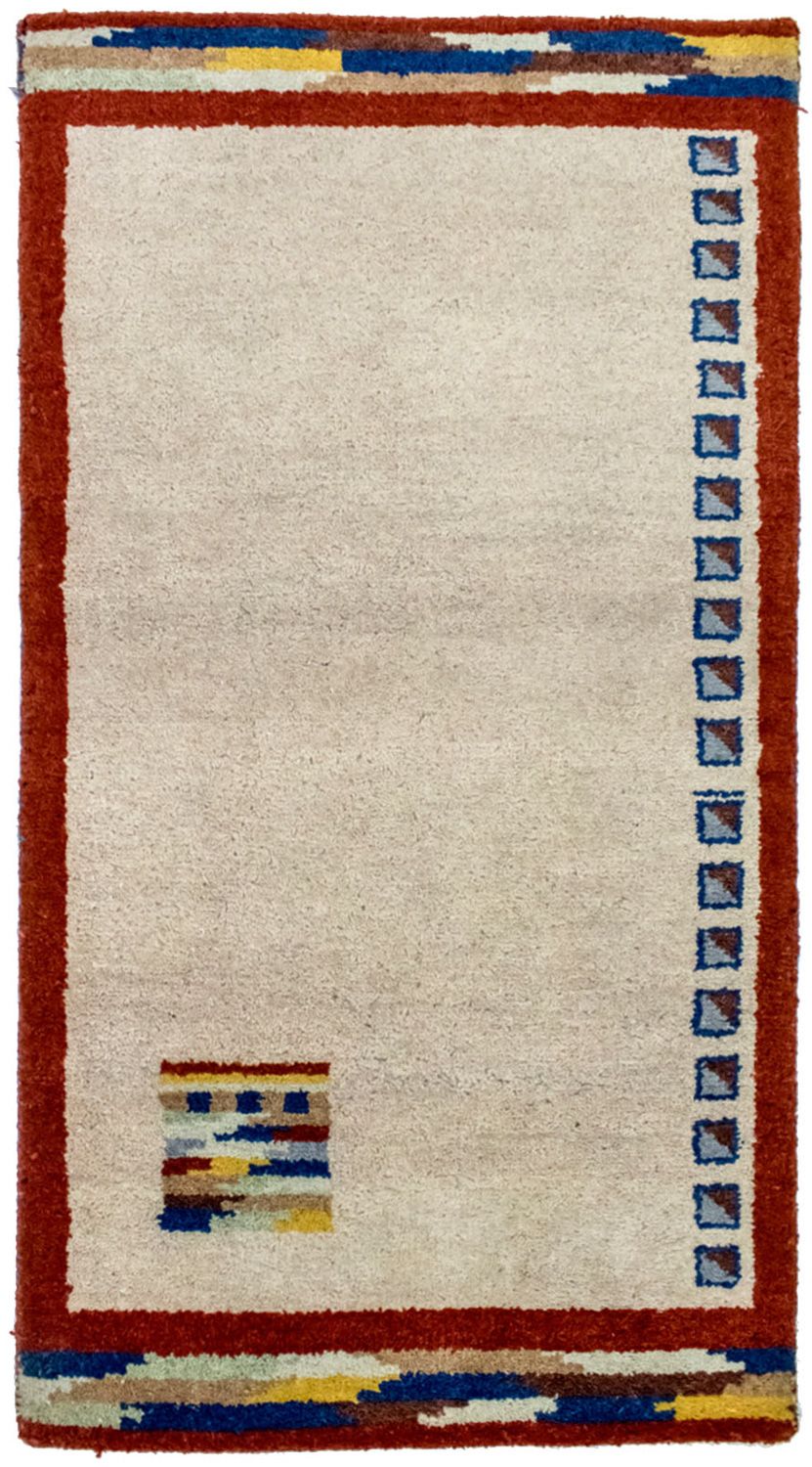 Gabbeh Rug - Indus - 140 x 70 cm - beige