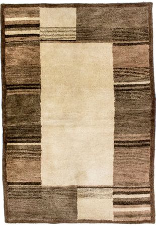 Wool Rug - 196 x 139 cm - beige