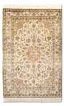Silk Rug - Kashmir Silk - 95 x 62 cm - beige