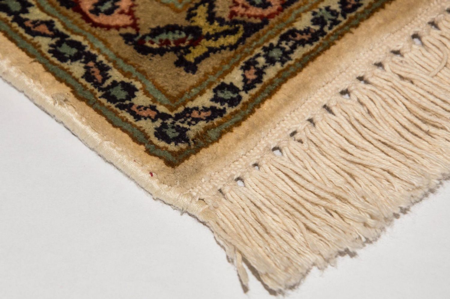 Silk Rug - Kashmir Silk - 155 x 96 cm - beige