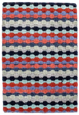 Wool Rug - 90 x 60 cm - multicolored