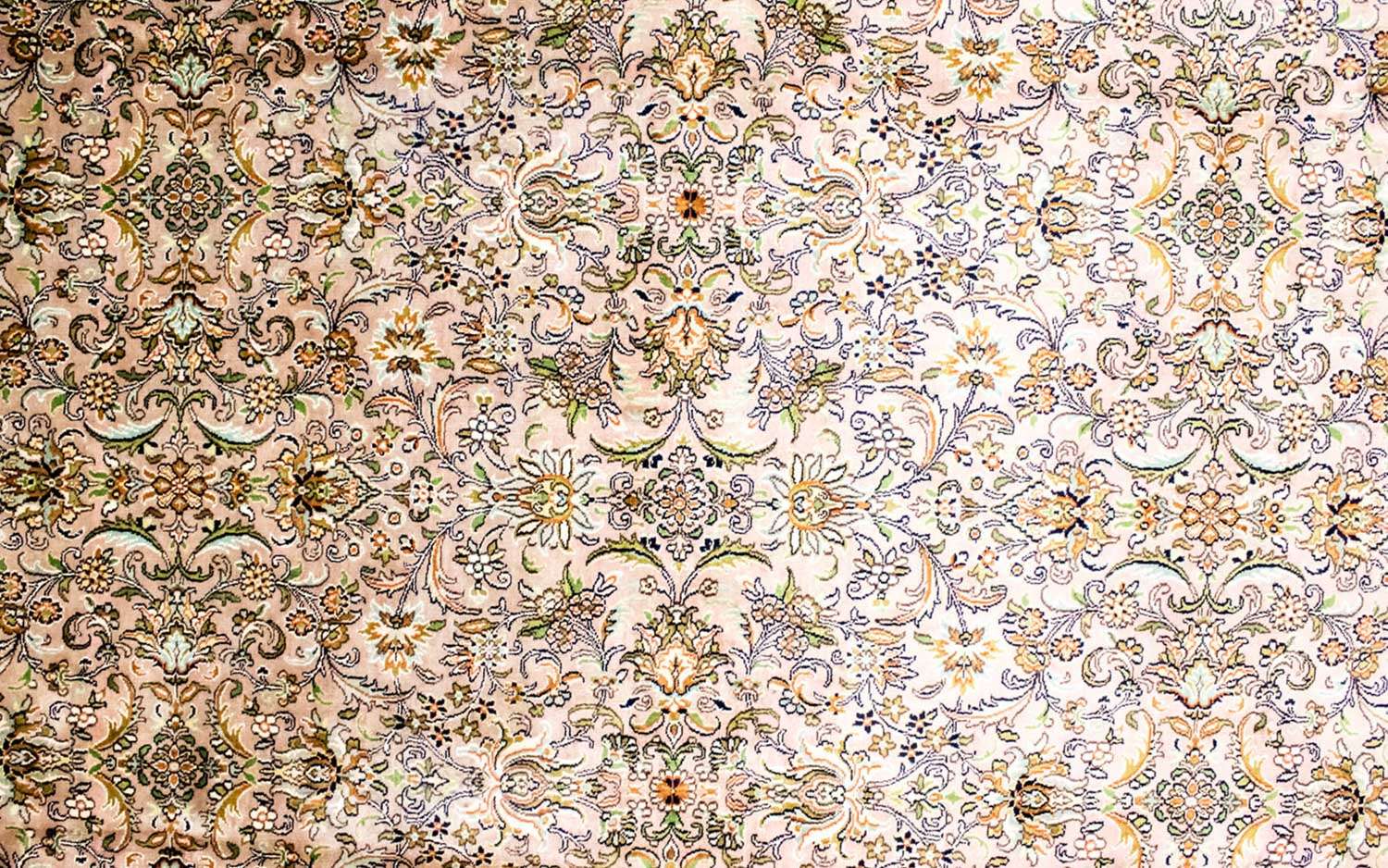 Silk Rug - Kashmir Silk - 308 x 204 cm - beige