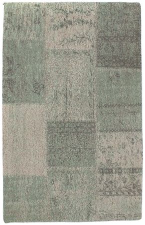 Patchwork Rug - 94 x 62 cm - multicolored