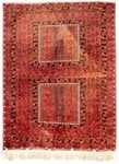 Afghan Rug - Bukhara - 225 x 172 cm - red