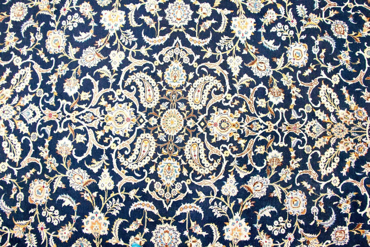 Perser Rug - Keshan - 380 x 288 cm - blue