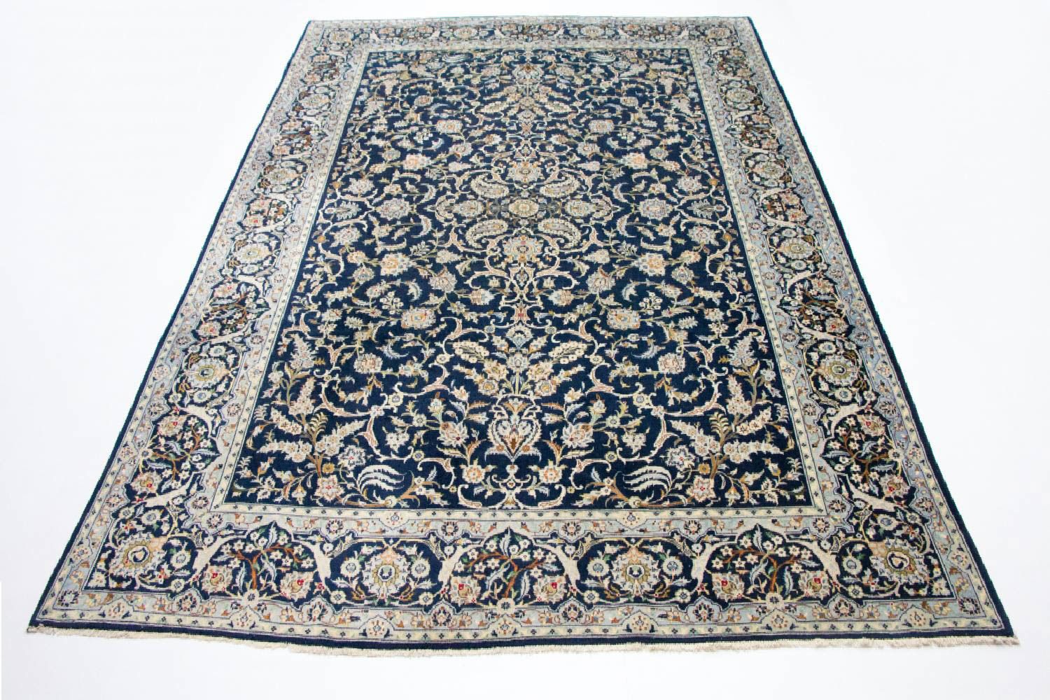 Perser Rug - Keshan - 380 x 288 cm - blue