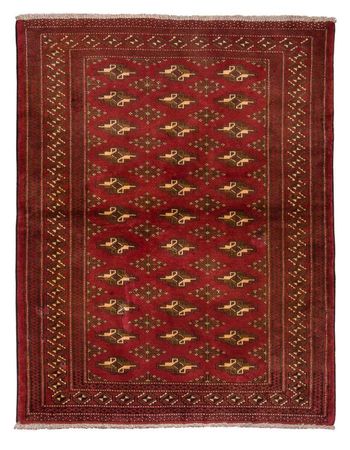 Turkaman Rug - 123 x 95 cm - red