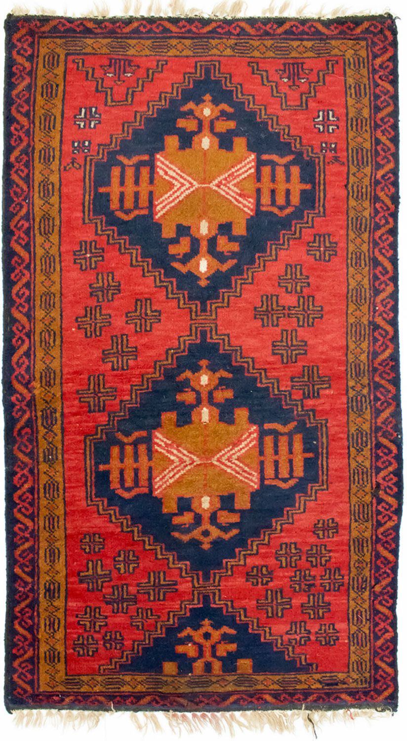 Belutsch Rug - 129 x 74 cm - red