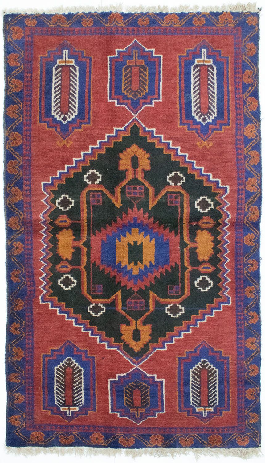 Belutsch Rug - 135 x 81 cm - blue