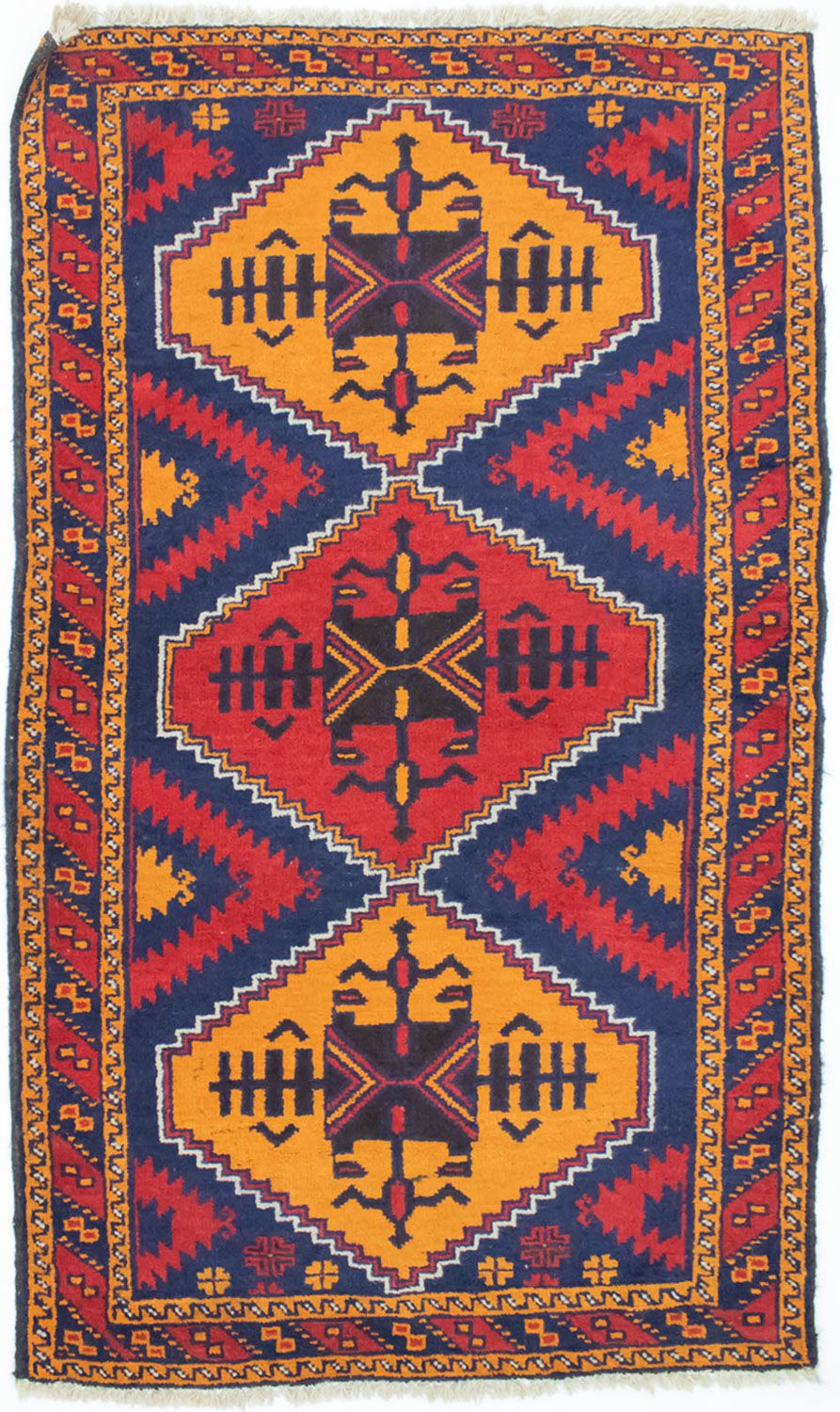 Belutsch Rug - 138 x 85 cm - blue