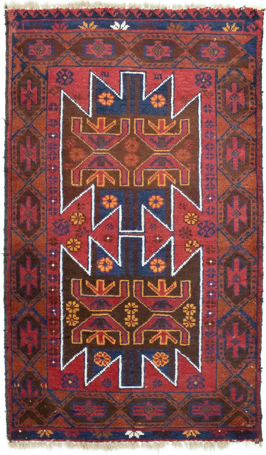 Belutsch Rug - 133 x 79 cm - red