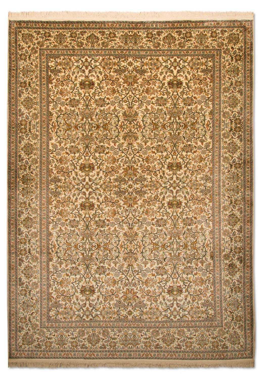 Silk Rug - Kashmir Silk - 277 x 192 cm - beige