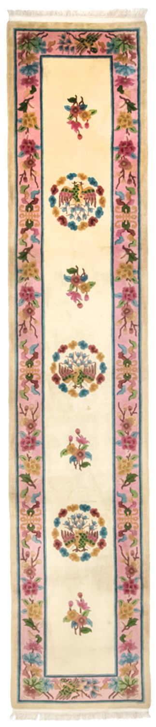 Runner Chinese Rug - 338 x 70 cm - beige