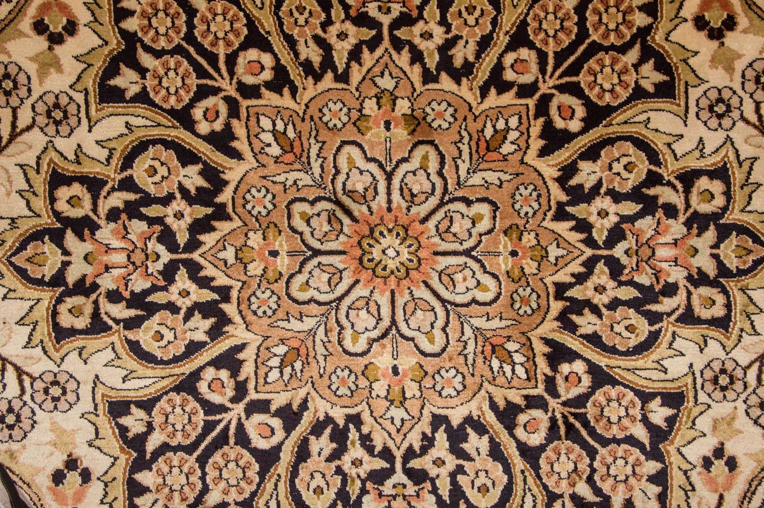 Silk Rug - Kashmir Silk - 342 x 234 cm - beige