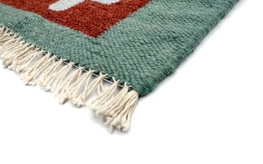 Kelim Rug - Trendy - 188 x 140 cm - beige