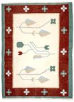 Kelim Rug - Trendy - 188 x 140 cm - beige