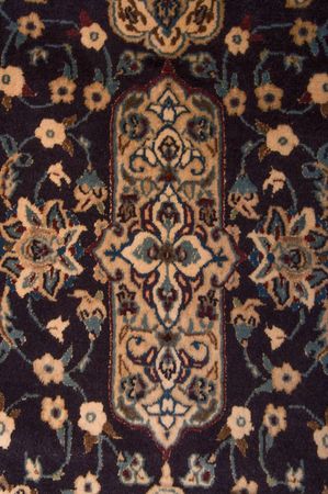 Runner Perser Rug - Nain - Royal - 202 x 59 cm - dark blue