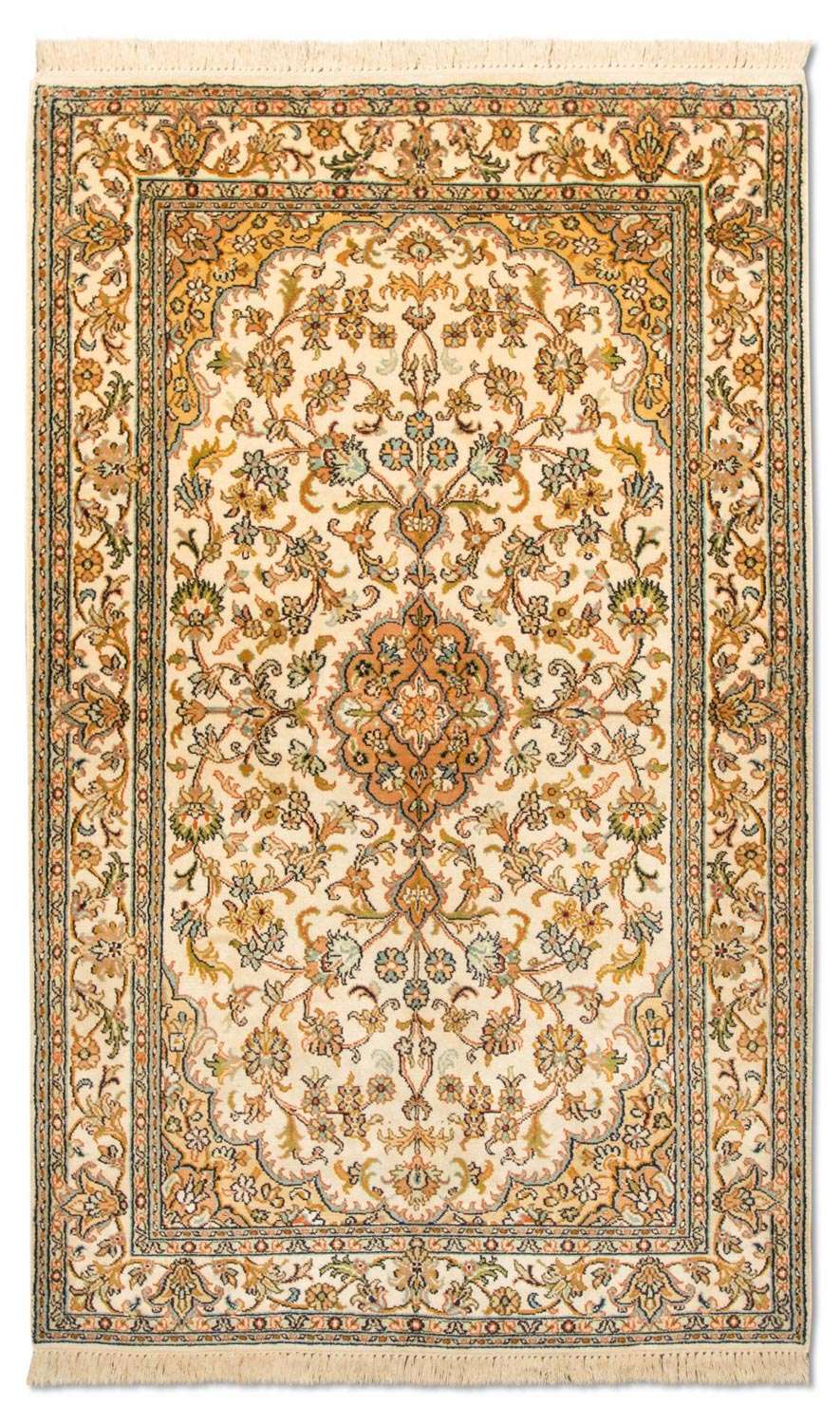 Silk Rug - Kashmir Silk - 155 x 83 cm - beige