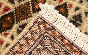 Runner Turkaman Rug - 100 x 50 cm - beige