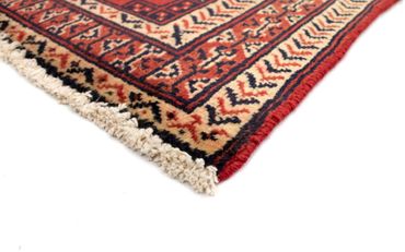 Runner Turkaman Rug - 100 x 50 cm - red