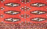 Runner Turkaman Rug - 100 x 50 cm - red