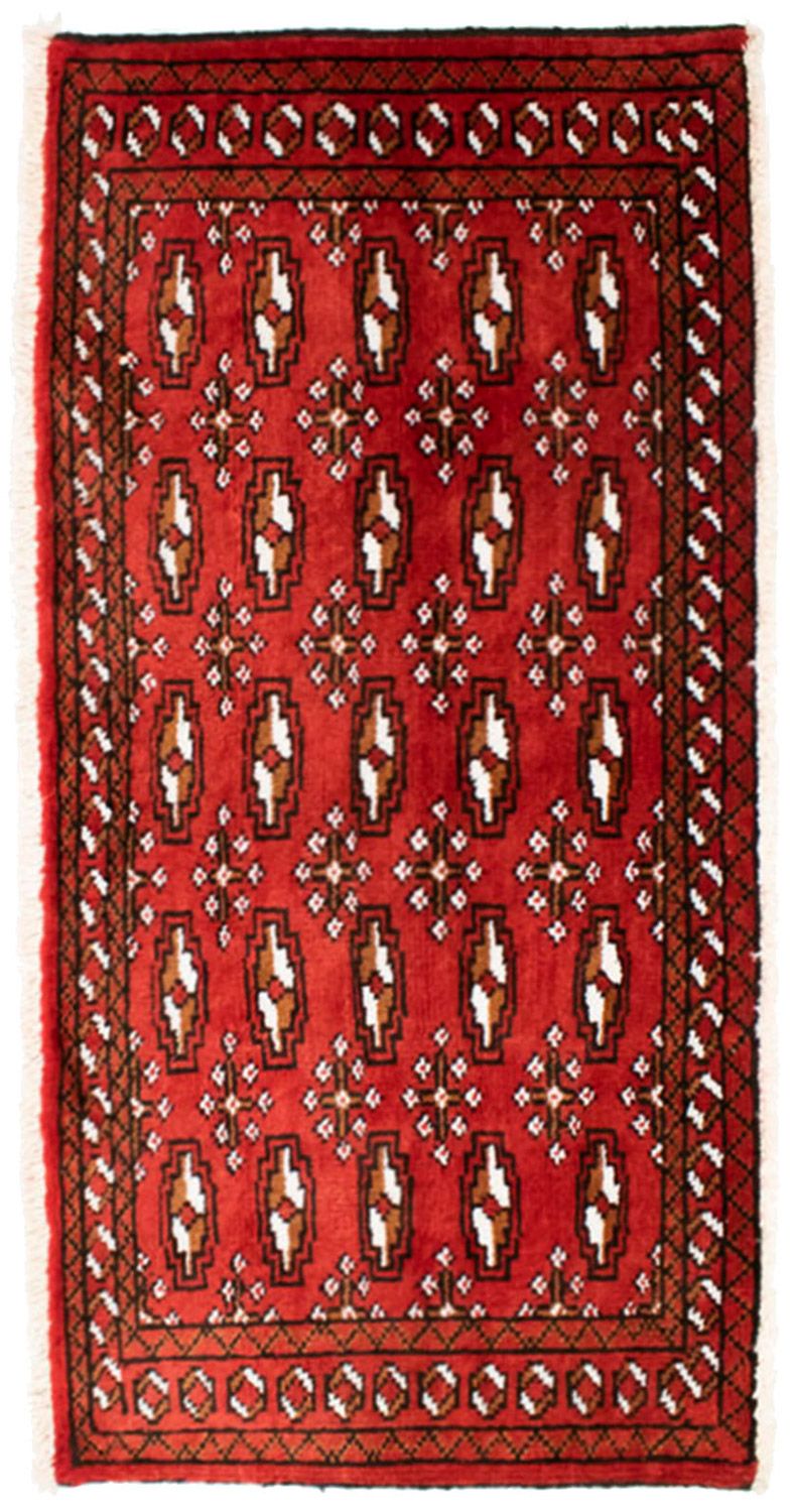 Runner Turkaman Rug - 100 x 50 cm - red