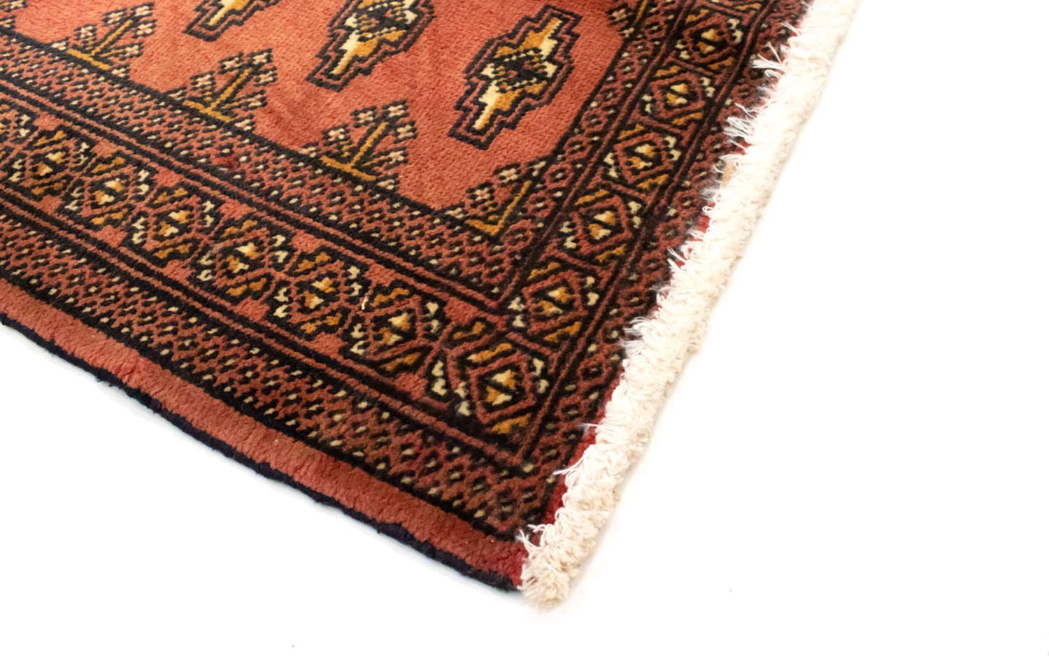 Turkaman Rug - 130 x 60 cm - rust