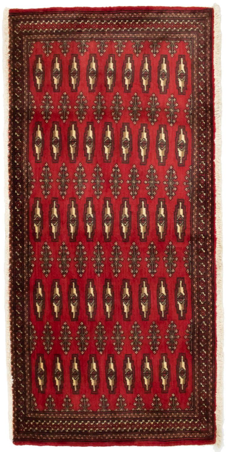 Turkaman Rug - 130 x 60 cm - red