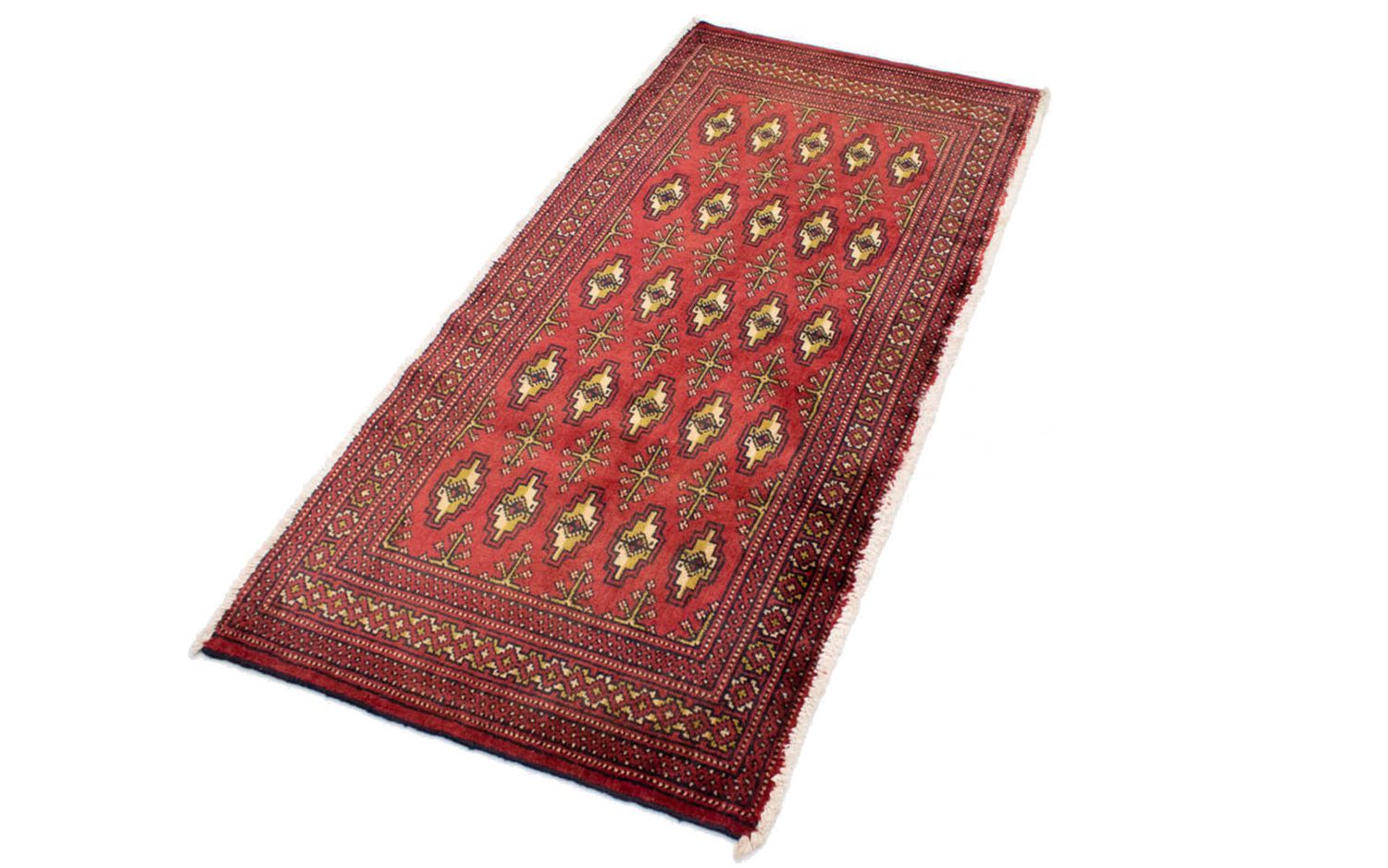 Turkaman Rug - 130 x 60 cm - red