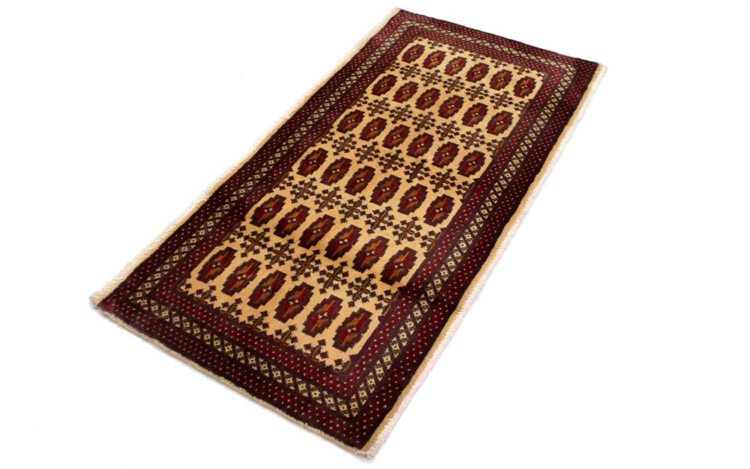 Turkaman Rug - 130 x 60 cm - beige